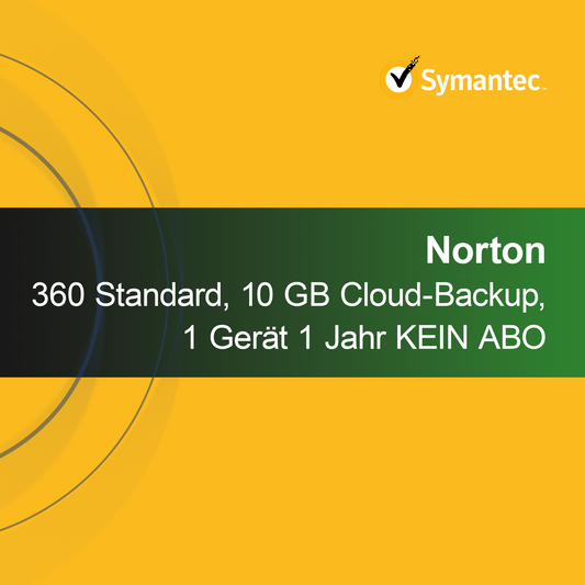 Norton 360 Standard, 10 GB varnostna kopija v oblaku, 1 naprava 1 leto BREZ NAROČNINE