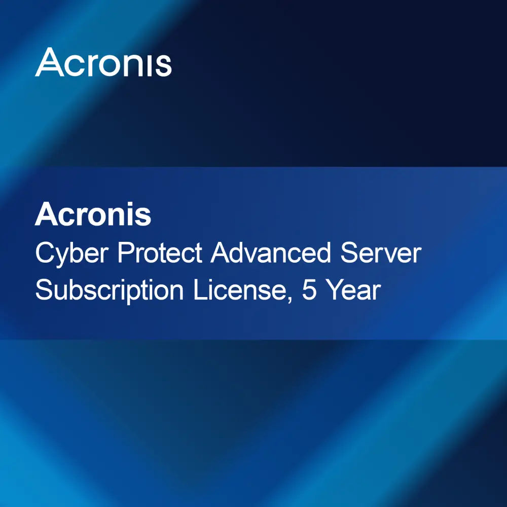 Licenca za naročnino Acronis Cyber Protect Advanced Server, 5 let