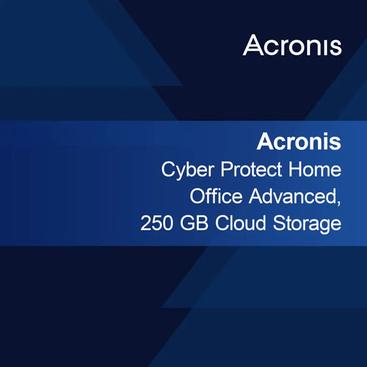 Acronis Cyber Protect Home Office Advanced, 250 GB oblačnega shranjevanja