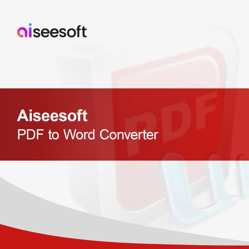 Aiseesoft PDF v Word pretvornik