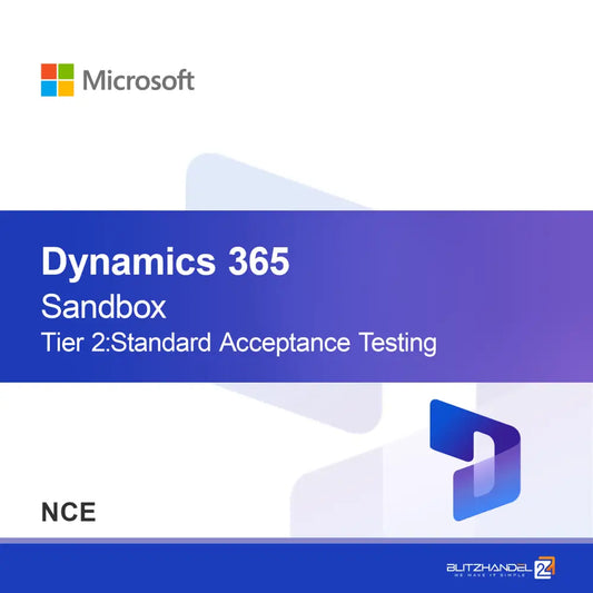 Dynamics 365 Operations - Sandbox Raven 2: Standardno sprejemno testiranje