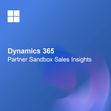 Dynamics 365 Partner Sandbox prodajne vpoglede