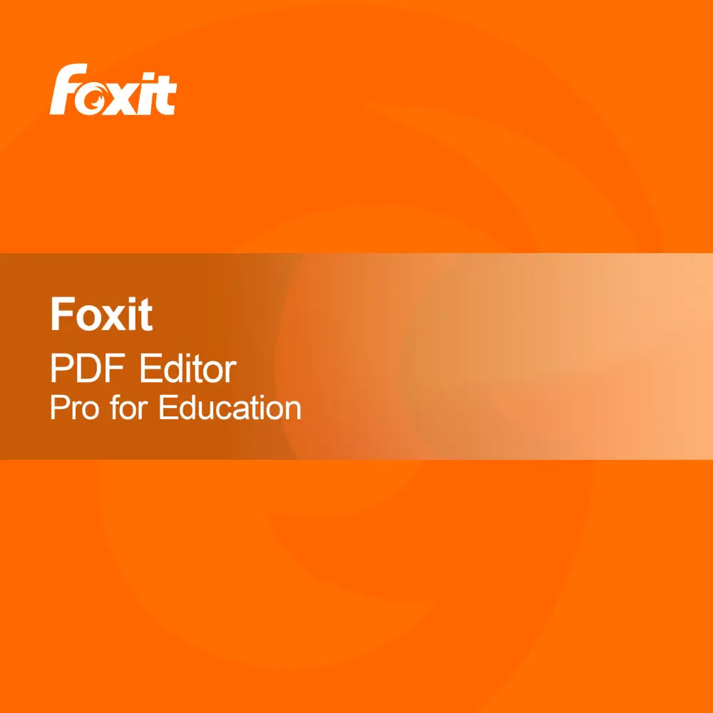 EDU Foxit PDF Editor Pro za izobraževanje