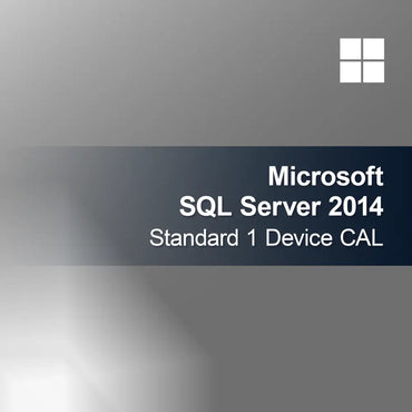 Microsoft SQL Server 2014 Standard 1 naprava CAL