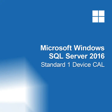 Microsoft SQL Server 2016 Standard 1 naprava CAL