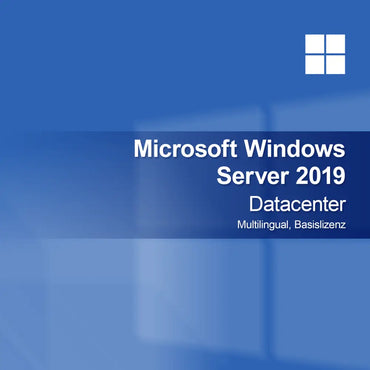 Microsoft Windows Server 2019 Datacenter, večjezično, osnovna licenca