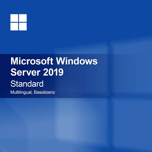 Microsoft Windows Server 2019 Standard, večjezično, osnovna licenca