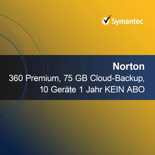 Norton 360 Premium, 75 GB varnostna kopija v oblaku, 10 naprav 1 leto BREZ NAROČNINE
