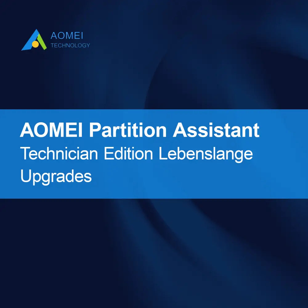 AOMEI Partition Assistant Technician Edition Doživljenjske nadgradnje